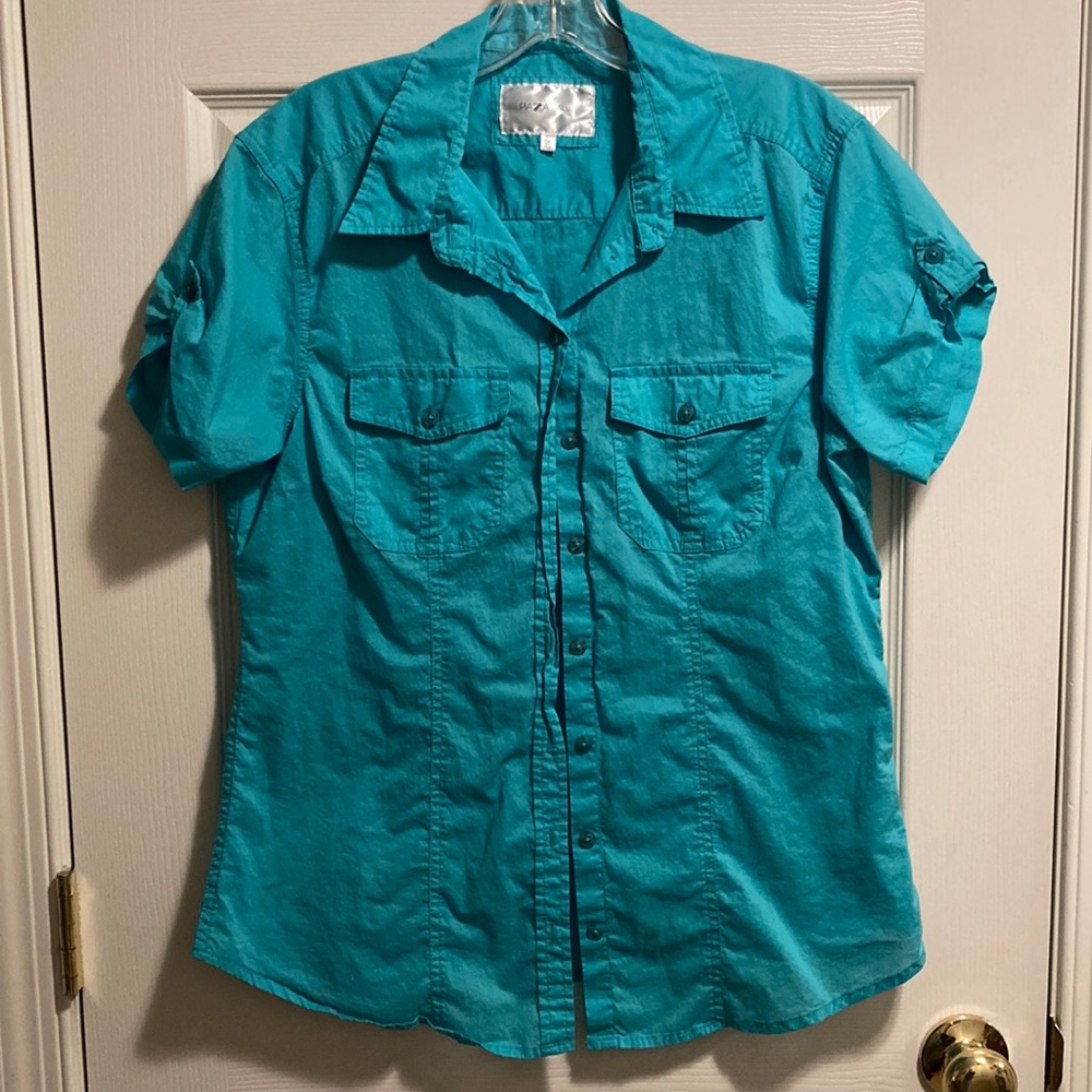 Piaza Italia Women’s Dress Blouse Button Down (size L)